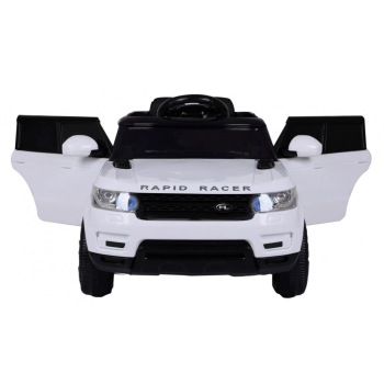 Autko Start Run na akumulator Biały + Pilot + Funkcje bezpieczeństwa + MP3 LED